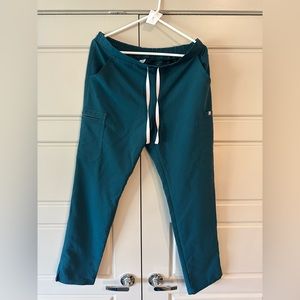 FIGS-Caribbean blue scrub pants-medium